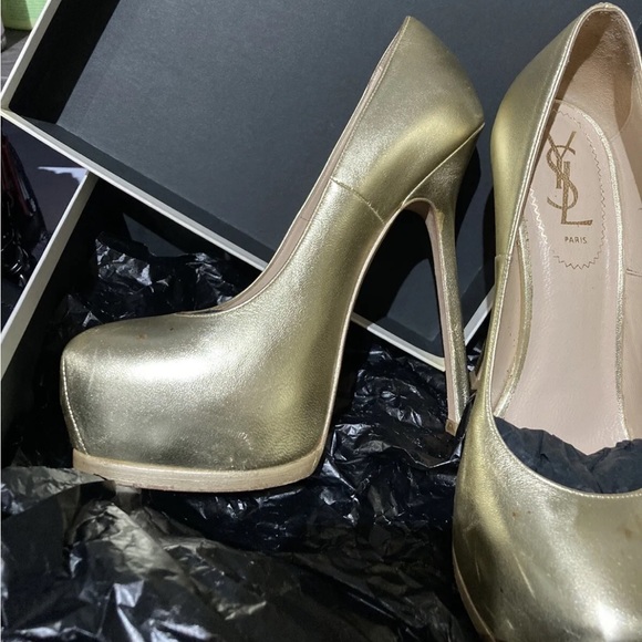 YSL heels 37 1/2 preowned with box - Picture 5 of 14